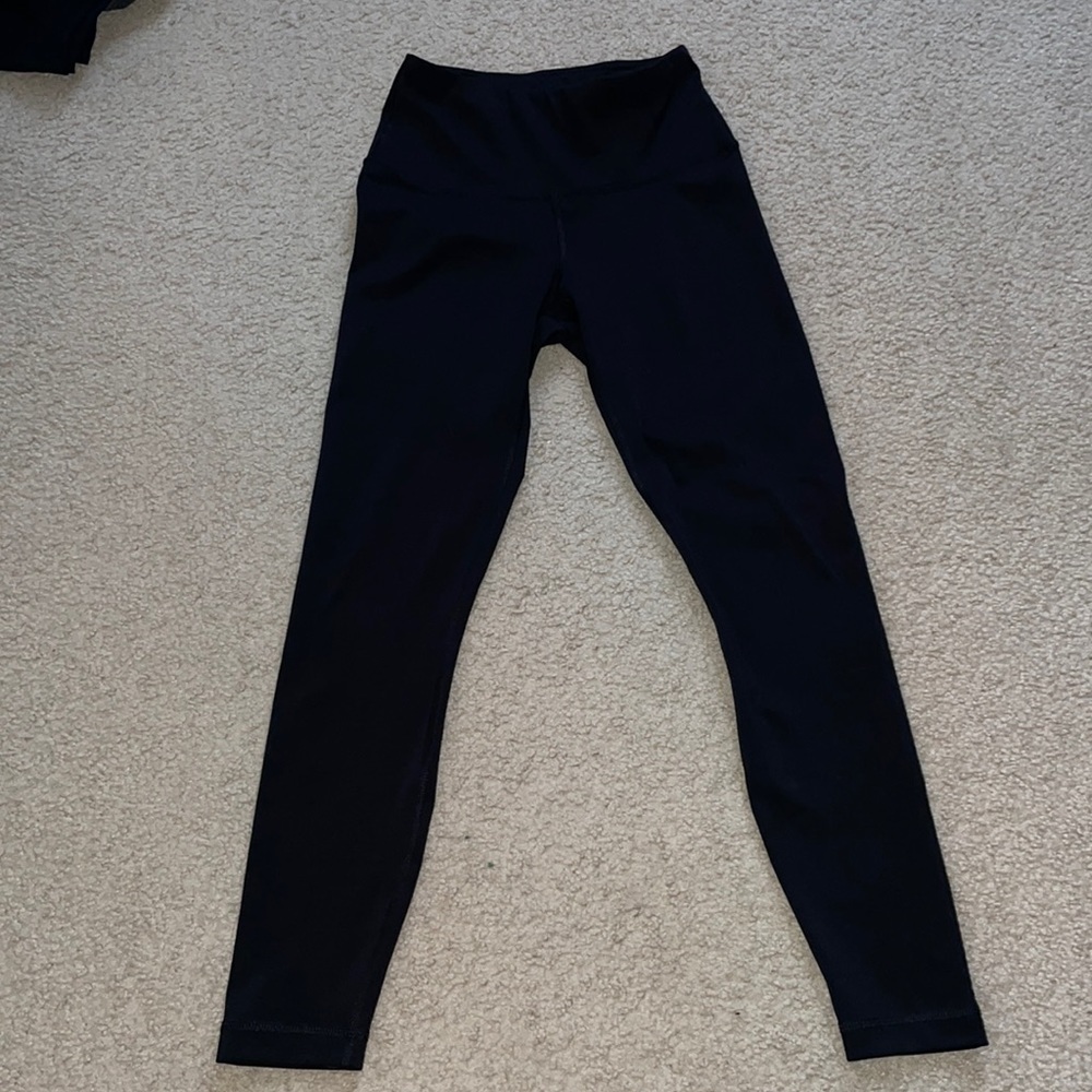 Black 90° by reflex leggings with back pocket